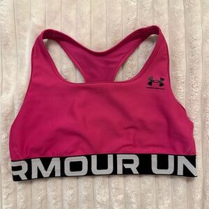 Pink Under Armour sports bra